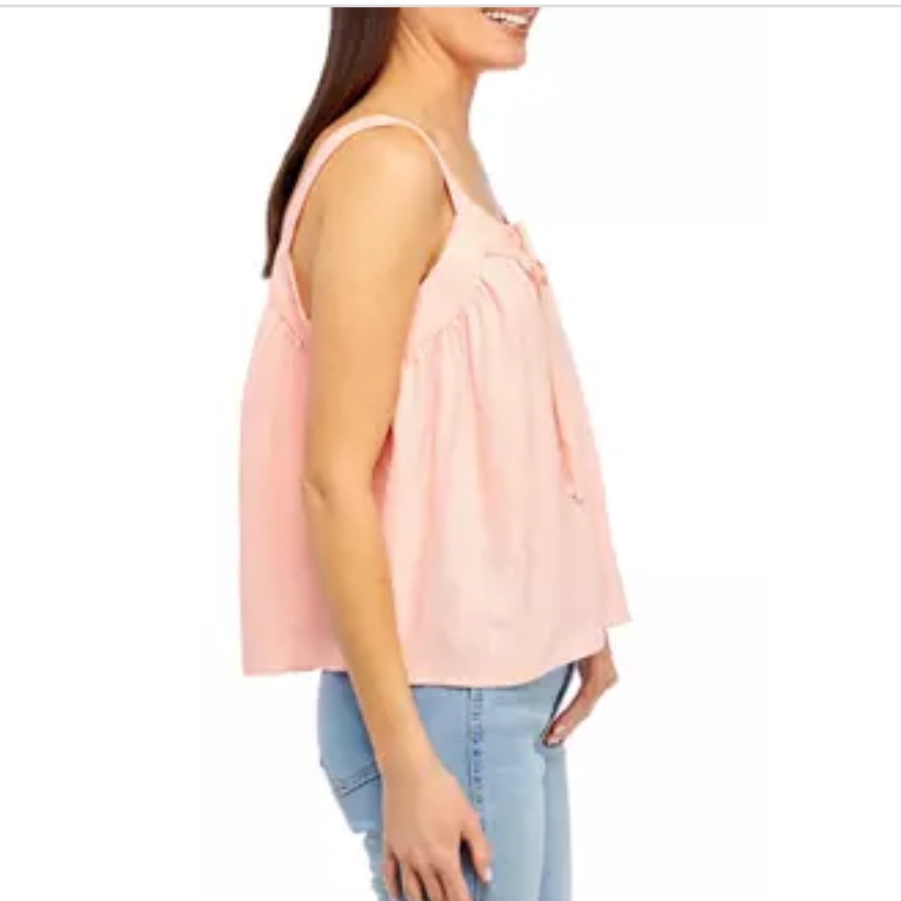 Wonderly Petite tie neck Tank Top - Picture 3 of 6